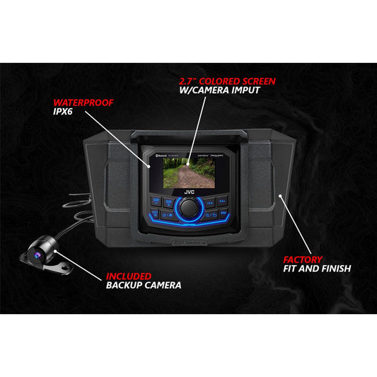 Polaris RZR Pro / Turbo R Lighted 3-Speaker System with Head Unit