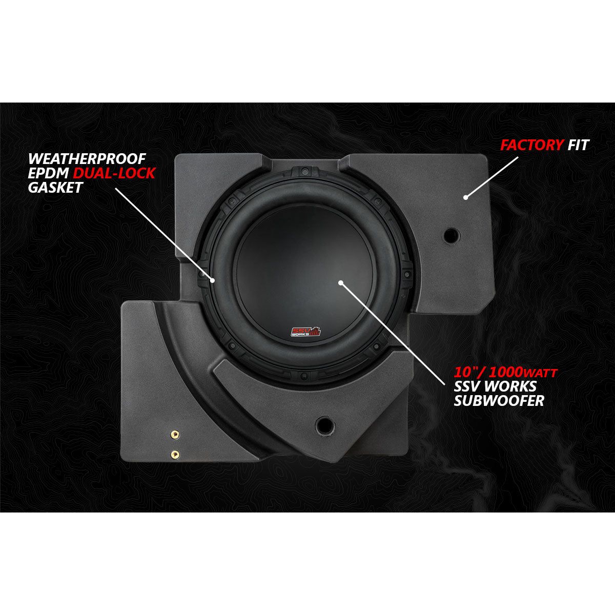 Can Am X3 Lighted 5-Speaker System with Head Unit