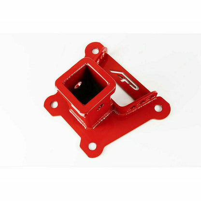 Polaris RZR Turbo S Radius Rod Plate with Hitch Receiver