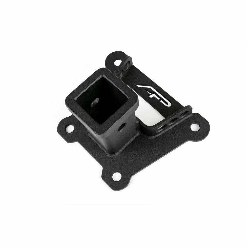 Polaris RZR Turbo S Radius Rod Plate with Hitch Receiver