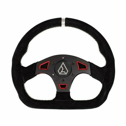 Ballistic "D" Suede UTV Steering Wheel - Kombustion Motorsports