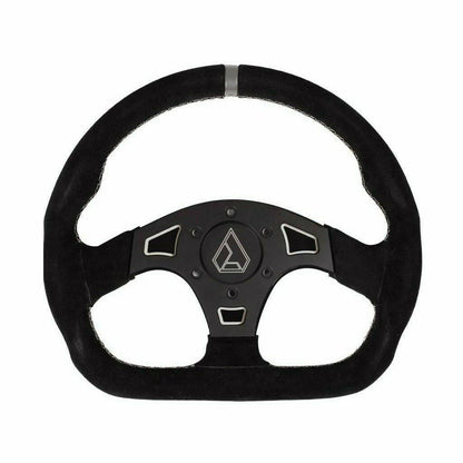 Ballistic "D" Suede UTV Steering Wheel - Kombustion Motorsports