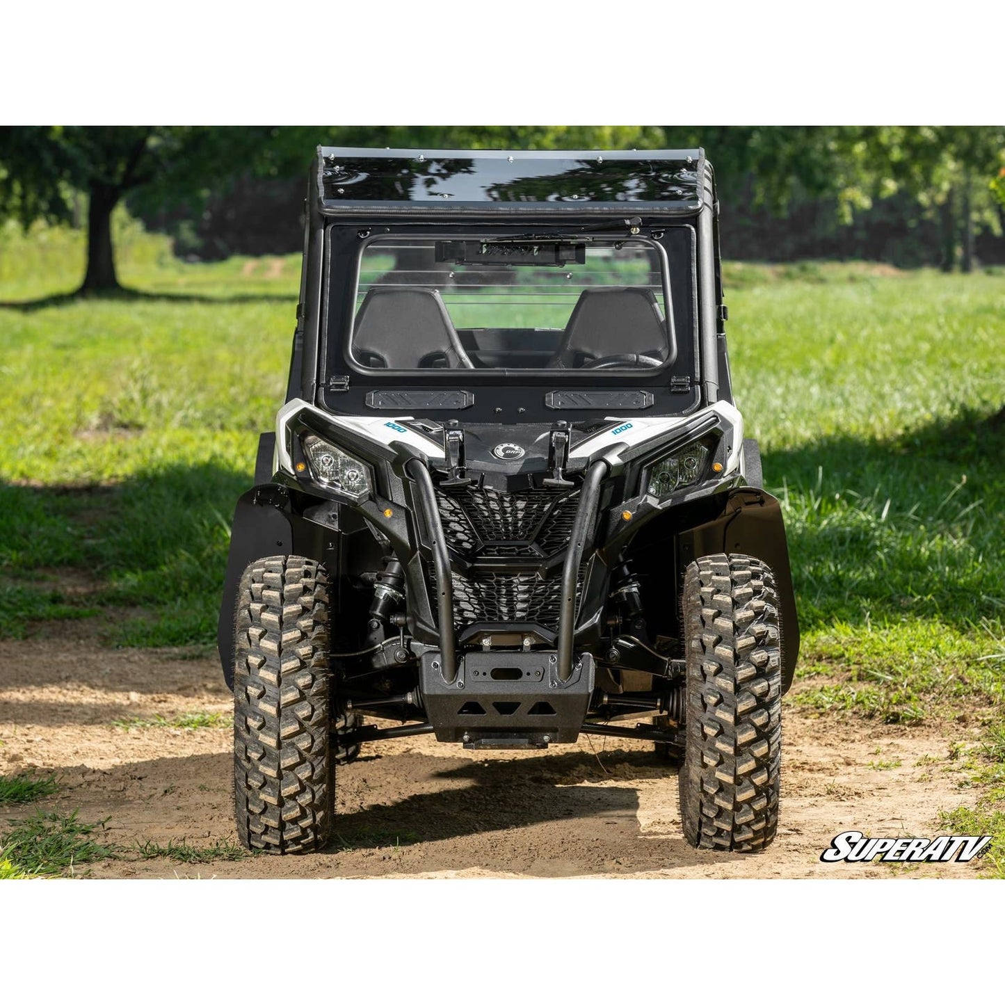 Can Am Commander Flip Down Glass Windshield