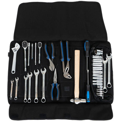 Can Am Roll-Up Tool Bag with 35 Piece Tool Kit