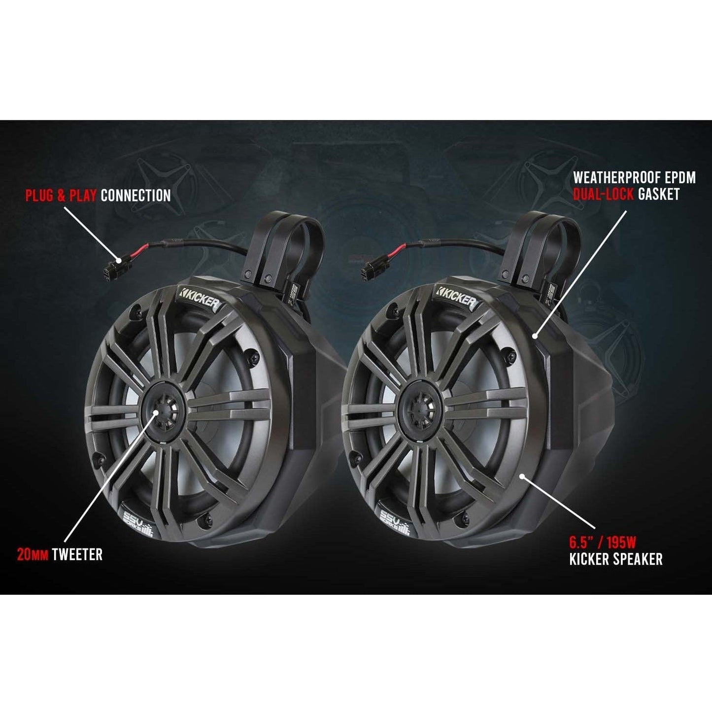 Can Am X3 5-Speaker Audio System