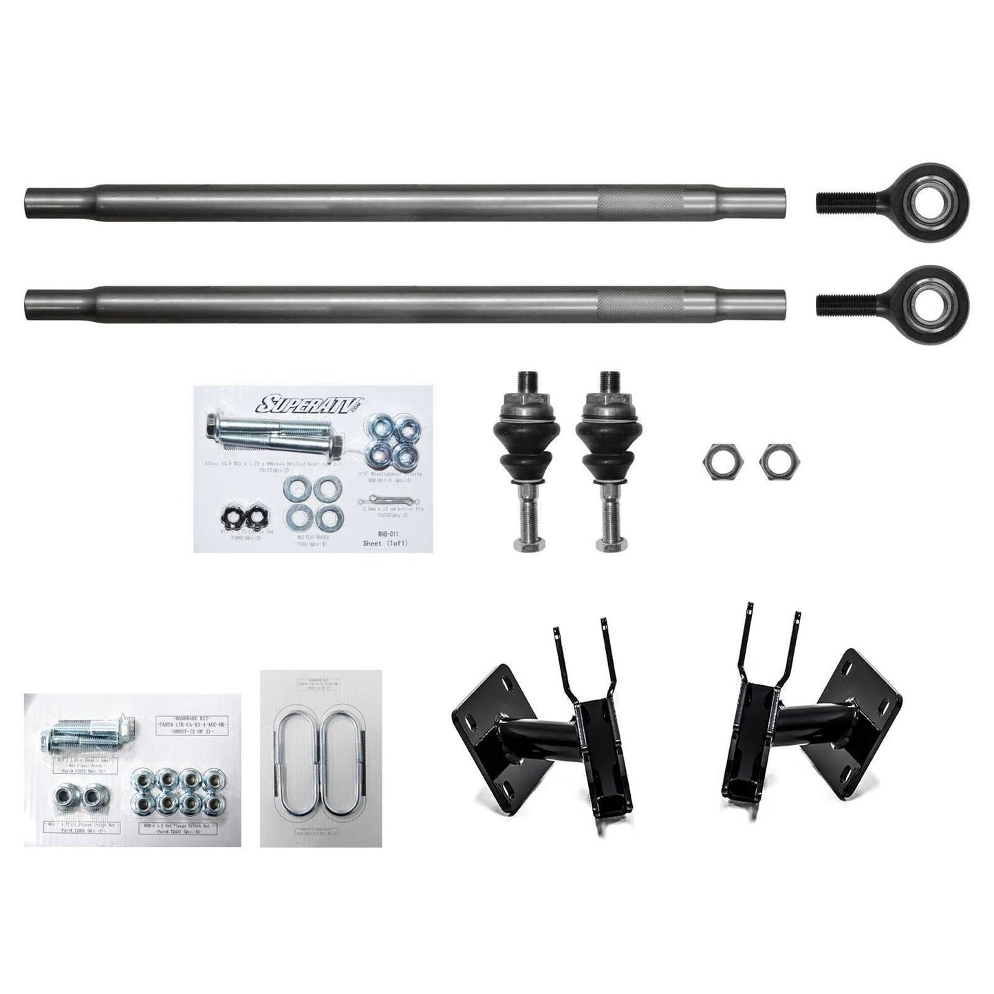 Can Am X3 Long Travel Kit Boxed A-Arms
