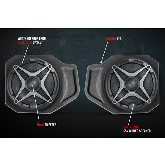 Polaris Ranger XP 1000 Ride Command 3-Speaker Audio System