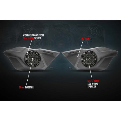 Polaris RZR Pro / Turbo R Front Speaker Pods