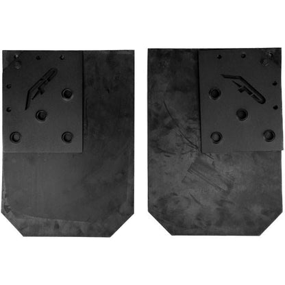 Polaris RZR Pro / Turbo R Rear Mud Flaps