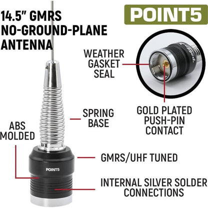 GMR25 Waterproof Band Mobile Radio with Antenna
