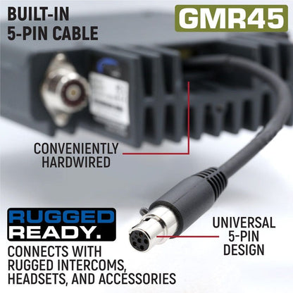 GMR45 High Power Band Mobile Radio with Antenna