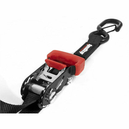 1"x15' Ratchet Tie Down with Snap S Hooks (2 Pack)