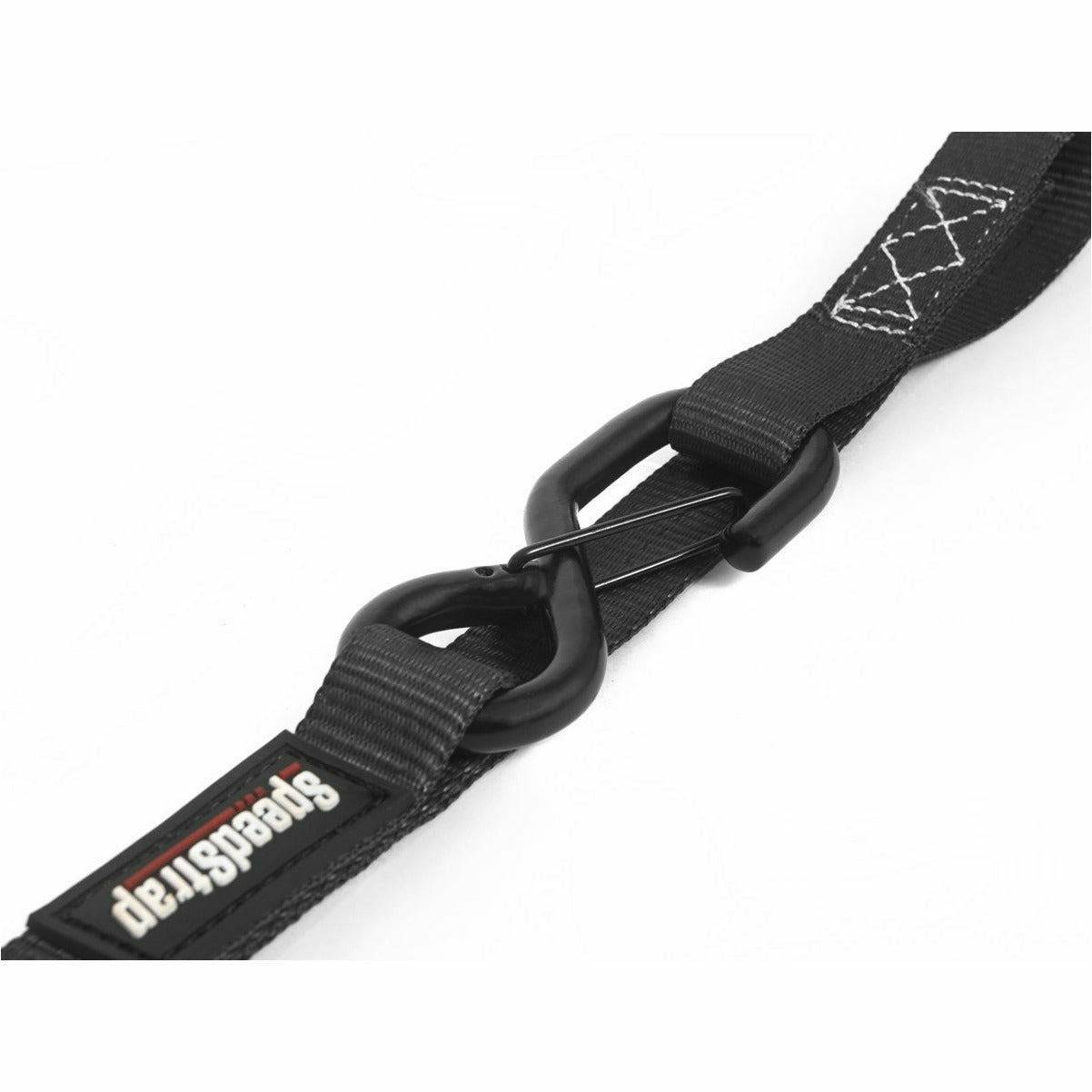 1"x15' Ratchet Tie Down with Snap S Hooks and Soft Tie (2 Pack)