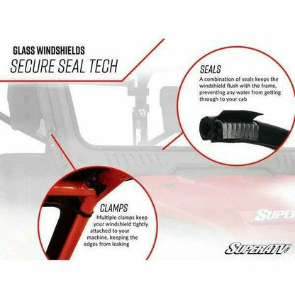 Can Am Defender Glass Windshield