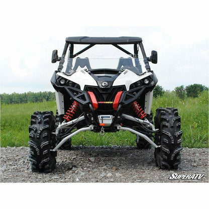 Can Am Maverick Scratch Resistant Half Windshield - Kombustion Motorsports