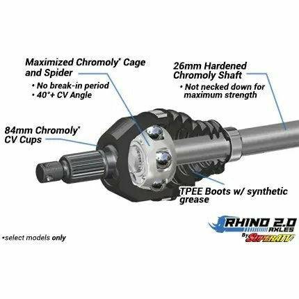 Honda Talon 1000X Rhino 2.0 Heavy Duty Axle