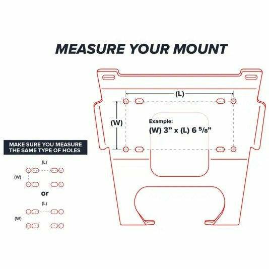 Polaris RZR 900 Winch Mounting Plate