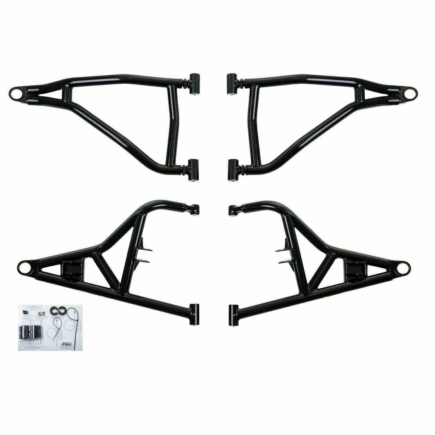 Polaris RZR XP Turbo High Clearance 1.5" Forward Offset A-Arms
